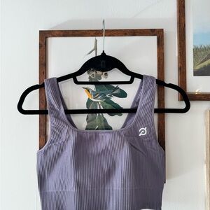 EUC Peloton Seamless Square Neck Bra Dusty Purple M/L